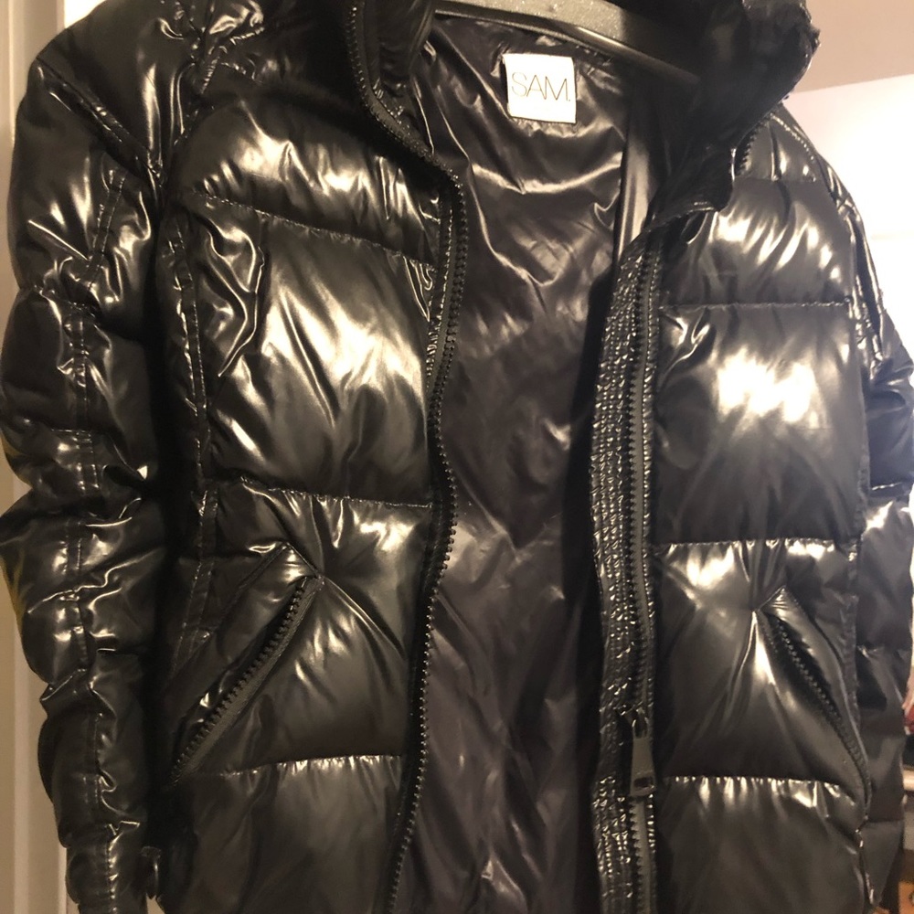Woman’s Sam black coat, no hood. Size xs - Picture 4 of 5